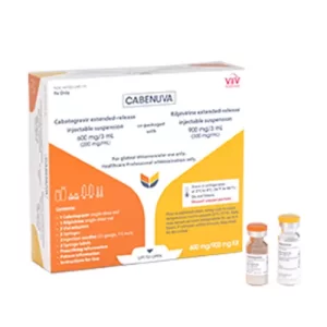 Cabenuva (Cabotegravir/Rilpivirine) for Injection Price Lucknow, Agra, Varanasi, Patna, Nepal Indore India